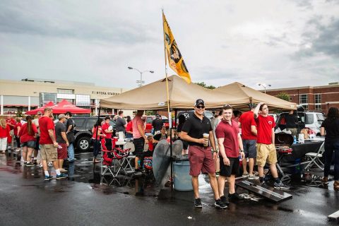 Austin Peay Tailgate Alley. (APSU Sports Information)