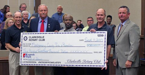 Clarksville’s Rotary Clubs donates $323,000 for a specially designed, multi-purpose sports field that will support the county’s special needs athletes, families and support networks.