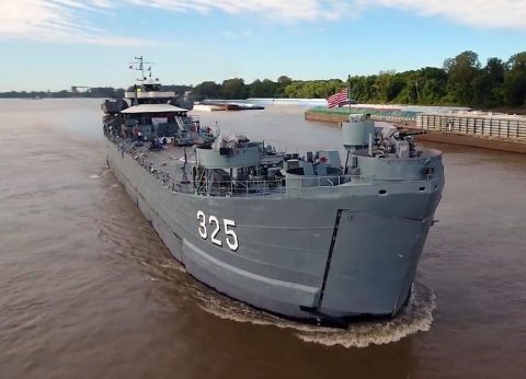 USS LST-325 to dock in Clarksville Wednesday. Tours will begin Thursday.