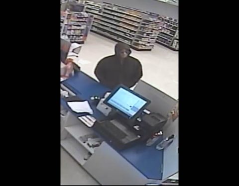 Clarksville Police are trying to identify the robbery suspect in this photo. Anyone with information is asked to called Detective Matos, 931.648.0656, ext. 5156 or the TIPSLINE 931.645.8477 