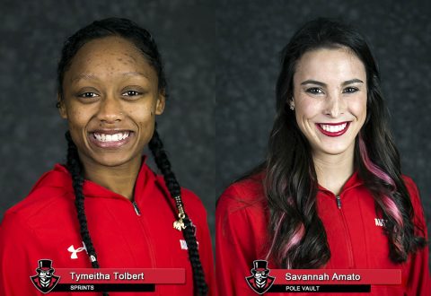 APSU Track and Field - Tymeitha Tolbert and Savannah Amato