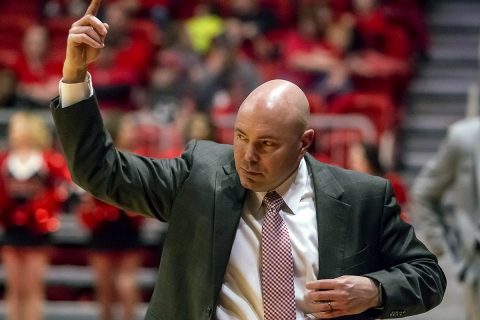 Matt Figger and the Austin Peay Basketball team will take on ULM in the opening game of the CollegeInsider.com Tournament at the Dunn Center on Thursday, March 15th. (APSU Sports Information)