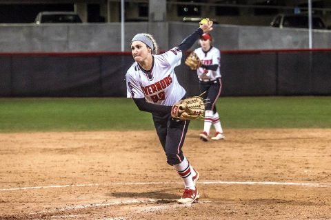 Austin Peay Softball loses 5-2 to Evansville in Hilltopper Spring Fling Tournament Championship game held Sunday afternoon. (APSU Sports Information)