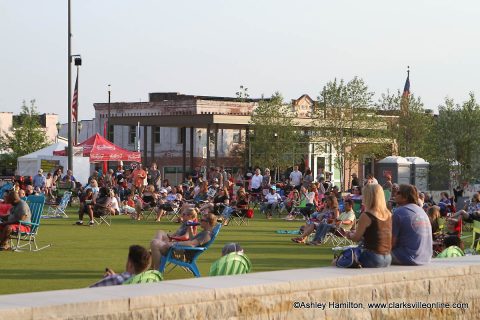 Downtown Commons' second concert of the 2018 season featured live music from country music duo Trailer Choir.