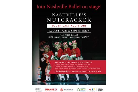 2018 Nashville Ballet Youth Audition for Nashville's Nutcracker