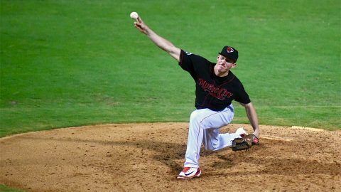 Chris Bassitt Shines on the Mound for Nashville Sounds in Victory over Sacramento River Cats at First Tennessee Park Saturday night. (Nashville Sounds)