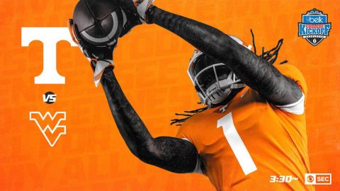 Tennessee Football plays #17/20 West Virginia Saturday at 2:30pm CT. (UT Athletics)