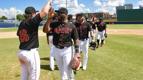 Nashville Sounds BJ Boyd's Eighth Inning Two-Run Triple Provides the Difference. (Nashville Sounds)