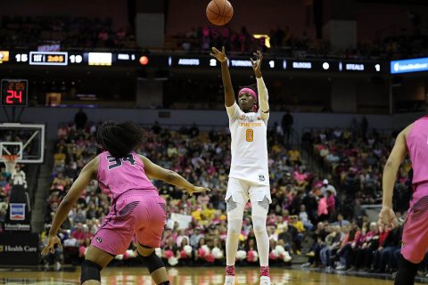 Tennessee Women's Basketball sophomore forward Rennia Davis had 16 points in Lady Vols victory over Missouri. (UT Athletics)