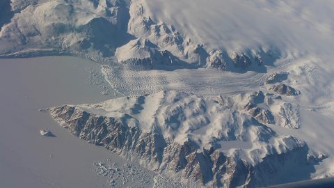 A Greenland glacier. (NASA)