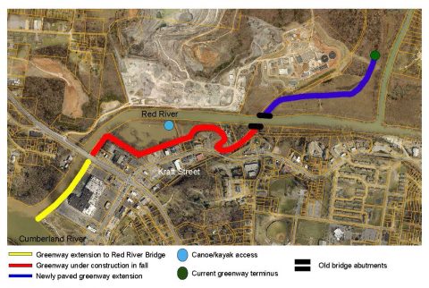 $1.8 million grant will help connect Clarksville Greenway and Riverwalk.