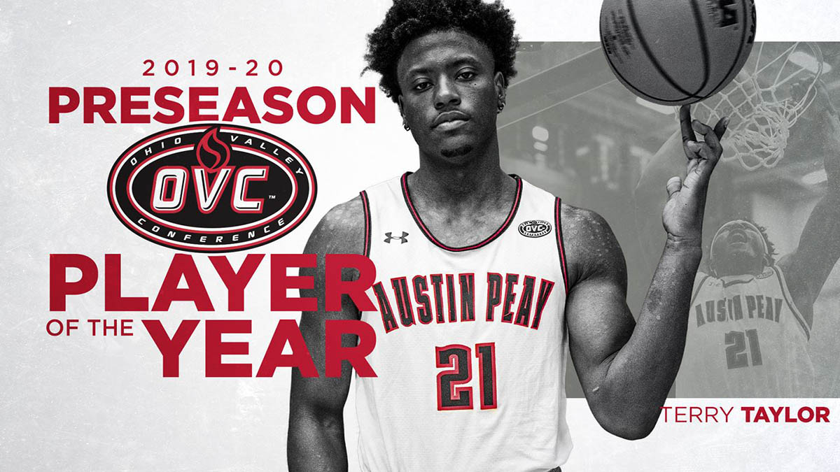 Austin Peay State University Basketball's Terry Taylor named OVC Preseason  Player of the Year, APSU picked fourth - Clarksville Online - Clarksville  News, Sports, Events and Information