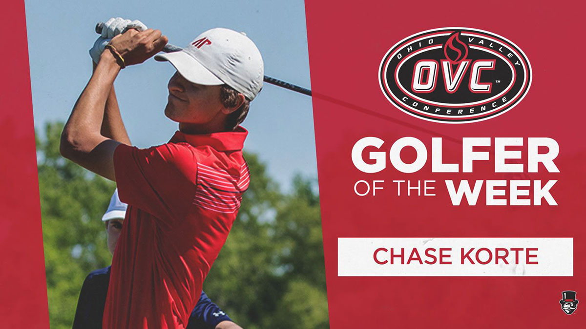 APSU Men's Golf junior Chase Korte named OVC Men's Co-Golfer of the Week -  Clarksville Online