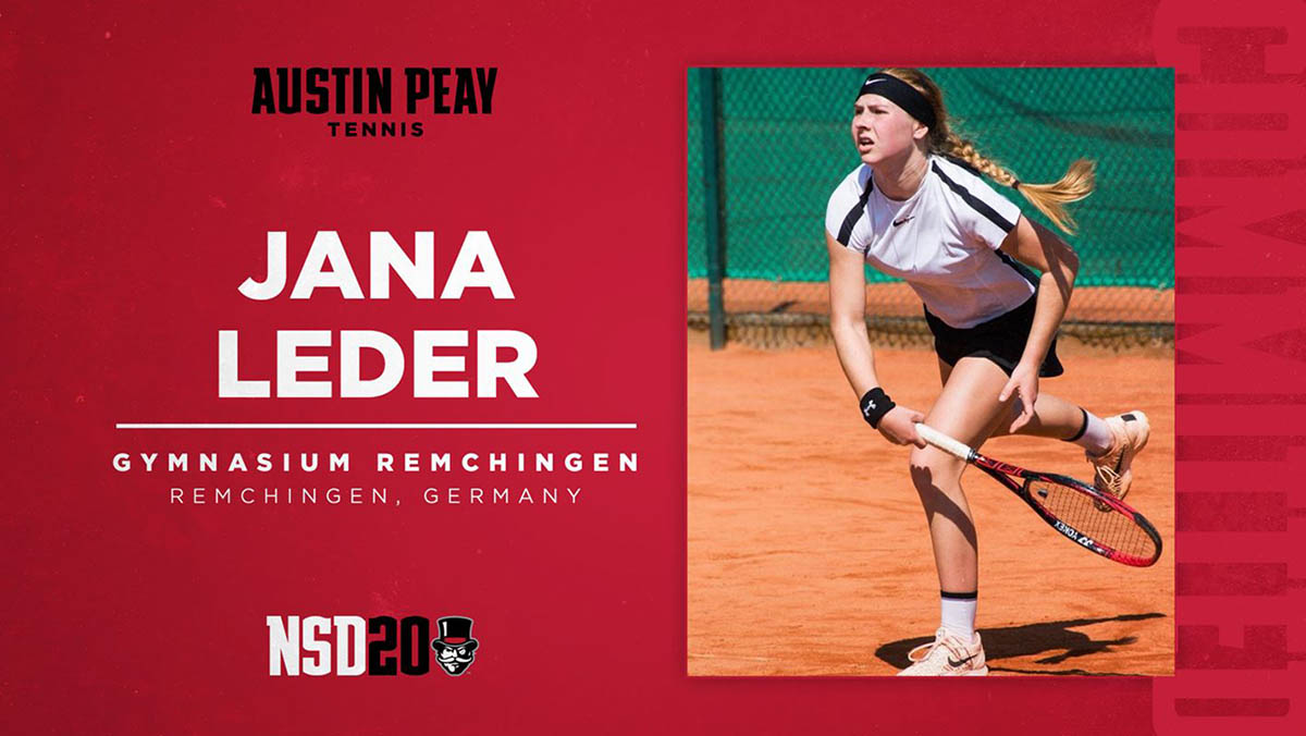 APSU Women's Tennis adds Jana Leder to roster, Eligible for Spring Season -  Clarksville Online - Clarksville News, Sports, Events and Information
