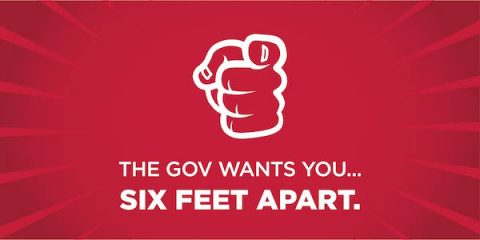 The Gov Wants You Six Feet Apart