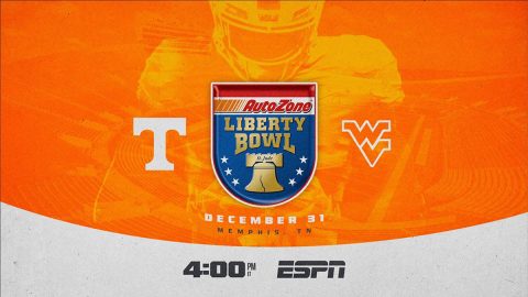 Tennessee Football, West Virginia To Square Off in 62nd AutoZone Liberty Bowl on New Year's Eve. (UT Athletics)