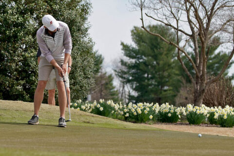 Austin Peay State University Men's Golf in the hunt after 36 holes in Dickson. (APSU Sports Information)