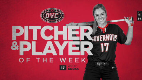 Austin Peay State University Softball's Kelsey Gross named OVC Player of the Week, Pitcher of the Week. (APSU Sports Information)