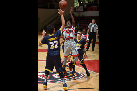 AAU tournament play at Austin Peay State University in Clarksville during the boys championships in 2016.