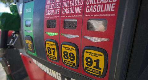 Gas prices at the pump dip this week. (AAA)