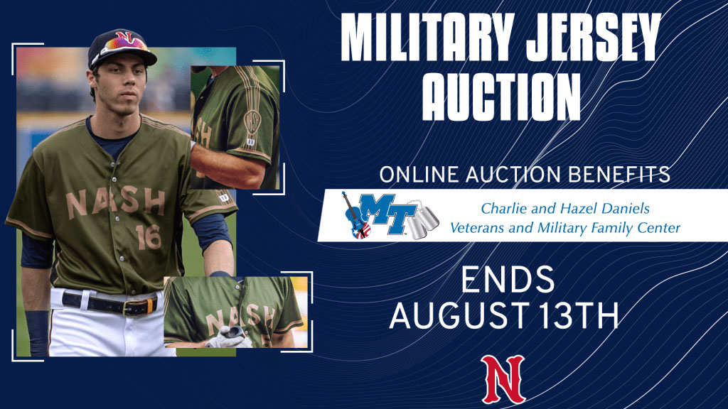 Nashville Sounds holding Online Auction of Camouflage Military Jerseys -  Clarksville Online - Clarksville News, Sports, Events and Information