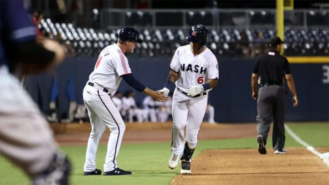 Two Big Innings Lead Nashville Sounds to Win in Game Two of Doubleheader against Toledo Mud Hens. (Nashville Sounds)