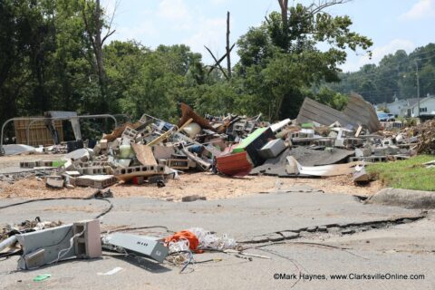 Flood Damage in Waverly Tennessee.
