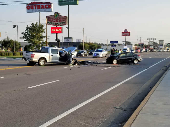 Clarksville Police working a Fatality Crash on Wilma Rudolph Boulevard and Athletic Boulevard that occurred Friday morning.