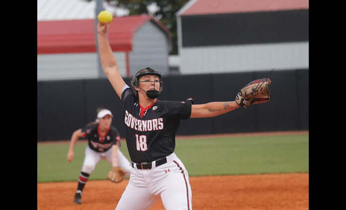 Austin Peay State University Women's softball's Black Team forces a World Series Game 3 with 5-2 win over Red Team. (Robert Smith, APSU Sports Information)