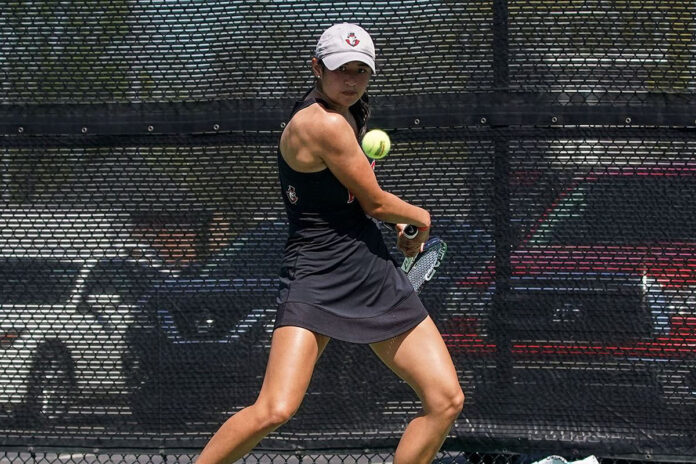 Austin Peay State University Women's Tennis players Danielle Morris and Denise Torrealba get a pair of wins at ITA Ohio Valley Regionals. (APSU Sports Information)