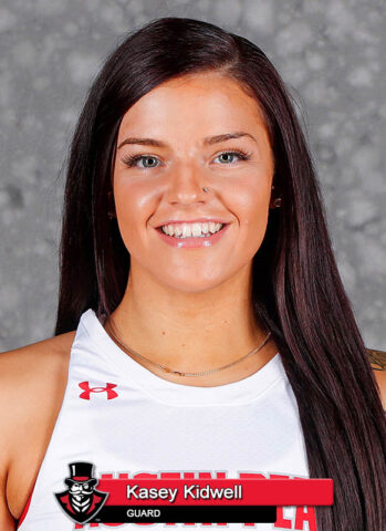 2021-22 APSU Women's Basketball - Kasey Kidwell. (Robert Smith, APSU Sports Information)