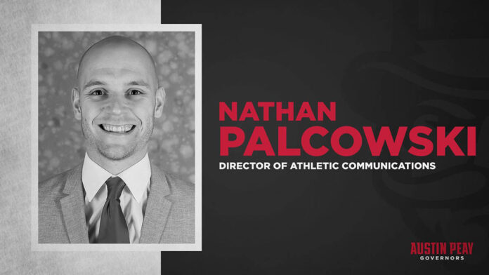 Austin Peay State University director of athletics communications, Nathan Palcowski. (APSU Sports Information)