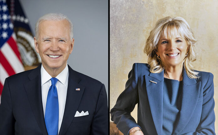 President Joe Biden and First Lady Jill Biden.