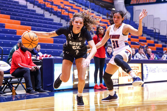 Shay-Lee Kirby's big night not enough for Austin Peay State University Women's Basketball at UT Martin. (Eric Elliot, APSU Sports Information)