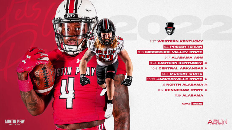 Austin Peay State University Football Releases 2022 Schedule, ASUN ...