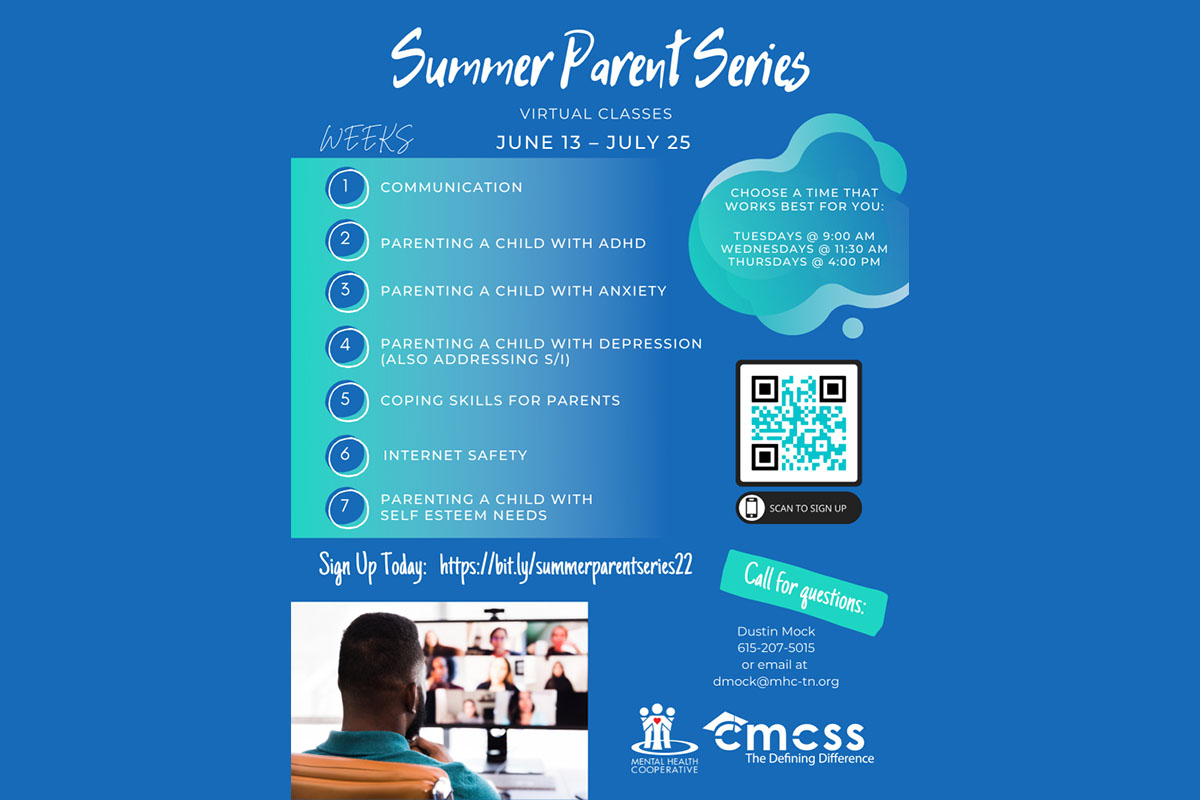 CMCSS Summer Parent Series Helps Families Find Support Resources