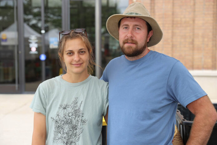 Courtney Peacher and William Peacher with Firefly Farm. (Mark Haynes, Clarksville Online)