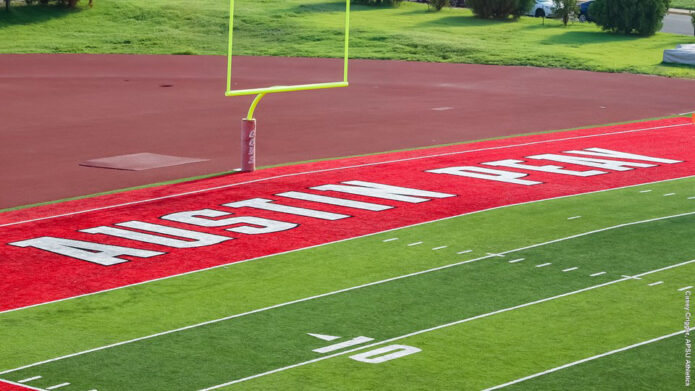 Fortera Stadium's New Turf. (APSU Sports Information)