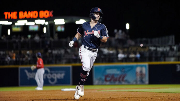 Sal Frelick Homers Twice as Nashville Sounds Blast Past Jacksonville Jumbo Shrimp. (Nashville Sounds)