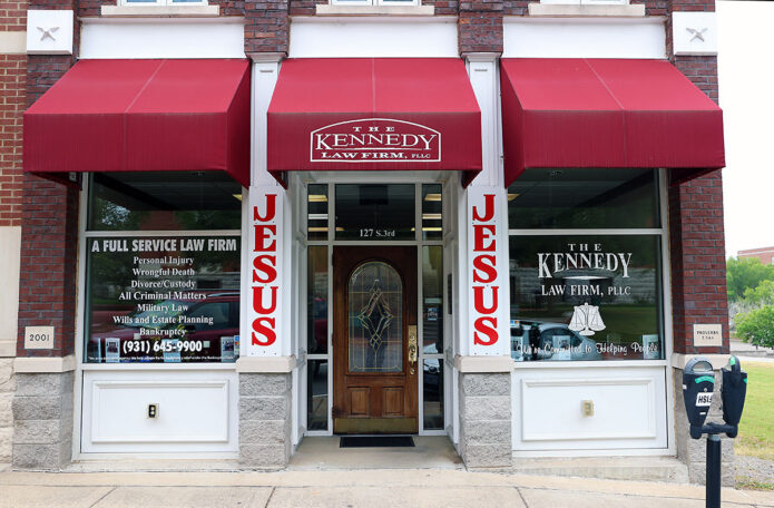 Kennedy Law Firm's Downtown Clarksville Office.