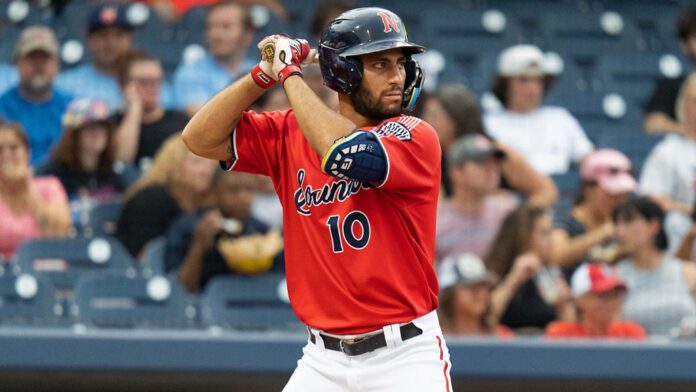 Nashville Sounds' Abraham Toro ties franchise record with five hits in 17-3 rout. (Nashville Sounds)