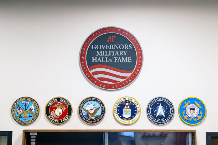 Austin Peay State University's Governors Military Hall of Fame, located in the Newton Military Family Resource Center. (APSU)