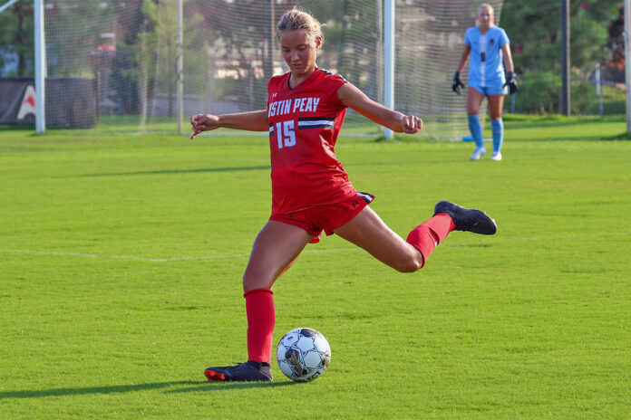 Austin Peay State University Soccer travels to Little Rock for exhibition against Trojans. (Maddie Rose, APSU Sports Information)