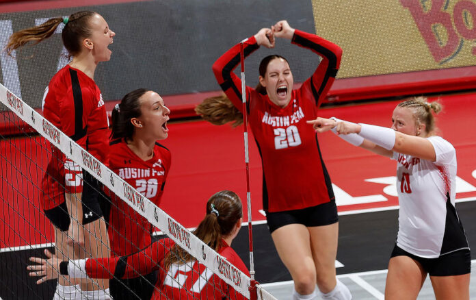 Austin Peay State University Volleyball plays two home matches this weekend. (Robert Smith, APSU Sports Information)