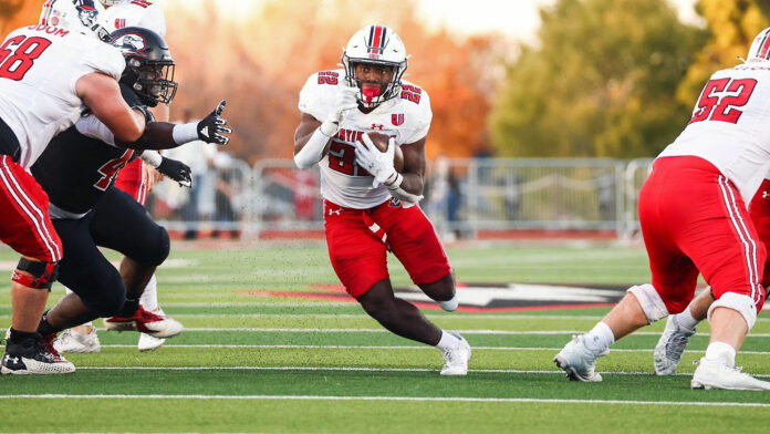 #20 Austin Peay State University Governors Football Duels North Dakota Lions in UAC Clash on Homecoming. (Carder Henry, APSU Sports Information)