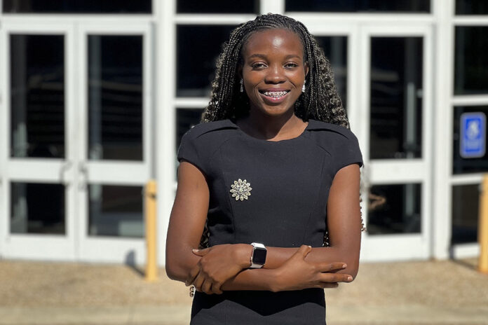 Austin Peay State University graduate student Oluwatosin Folarin