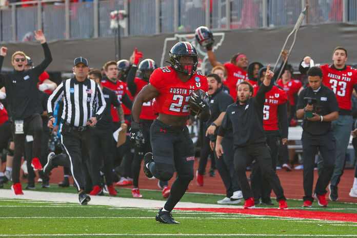 Austin Peay State University Football's Second FCS Playoff Turn Ends on Chattanooga Field Goal. (Carder Henry, APSU Sports Information)