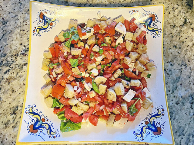 Panzanella Salad. (Christie Crawford, Clarksville Living Magazine)