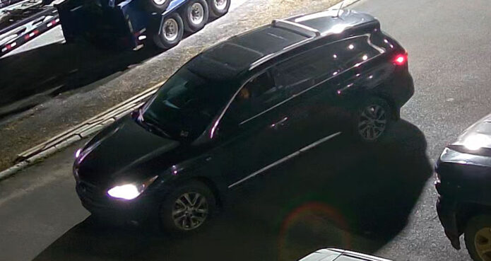 Suspects vehicle.