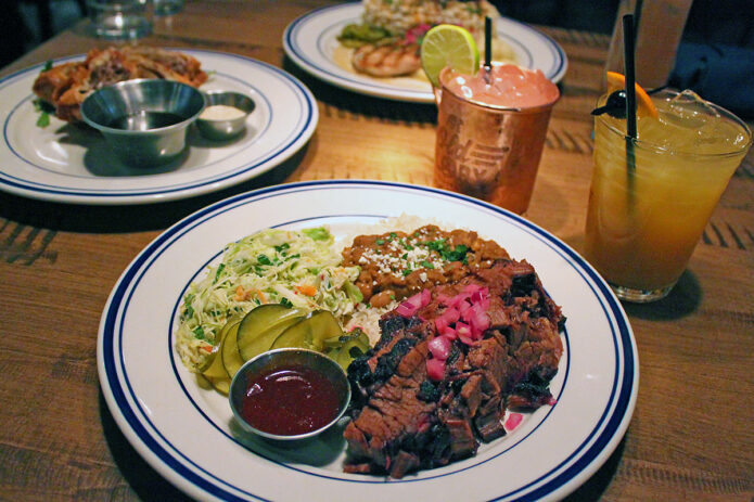 Smoked Brisket at Old Glory Distilling Co